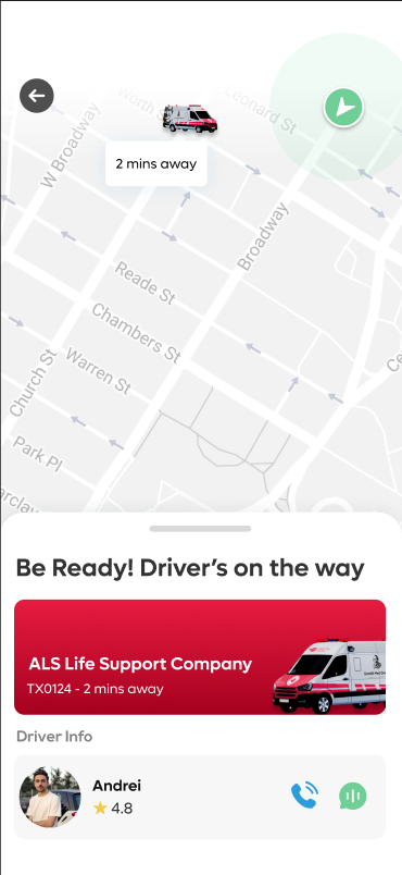 Driver assigned status